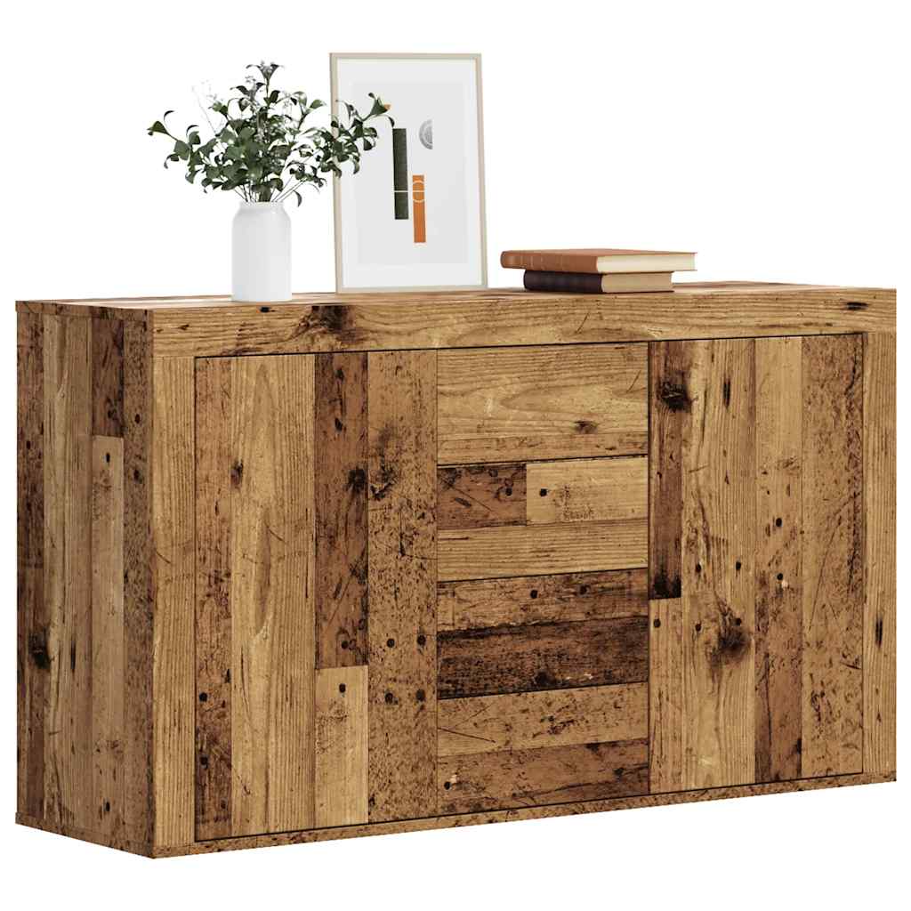 vidaXL Aparador de madera contrachapada madera vieja 120x36x69 cm