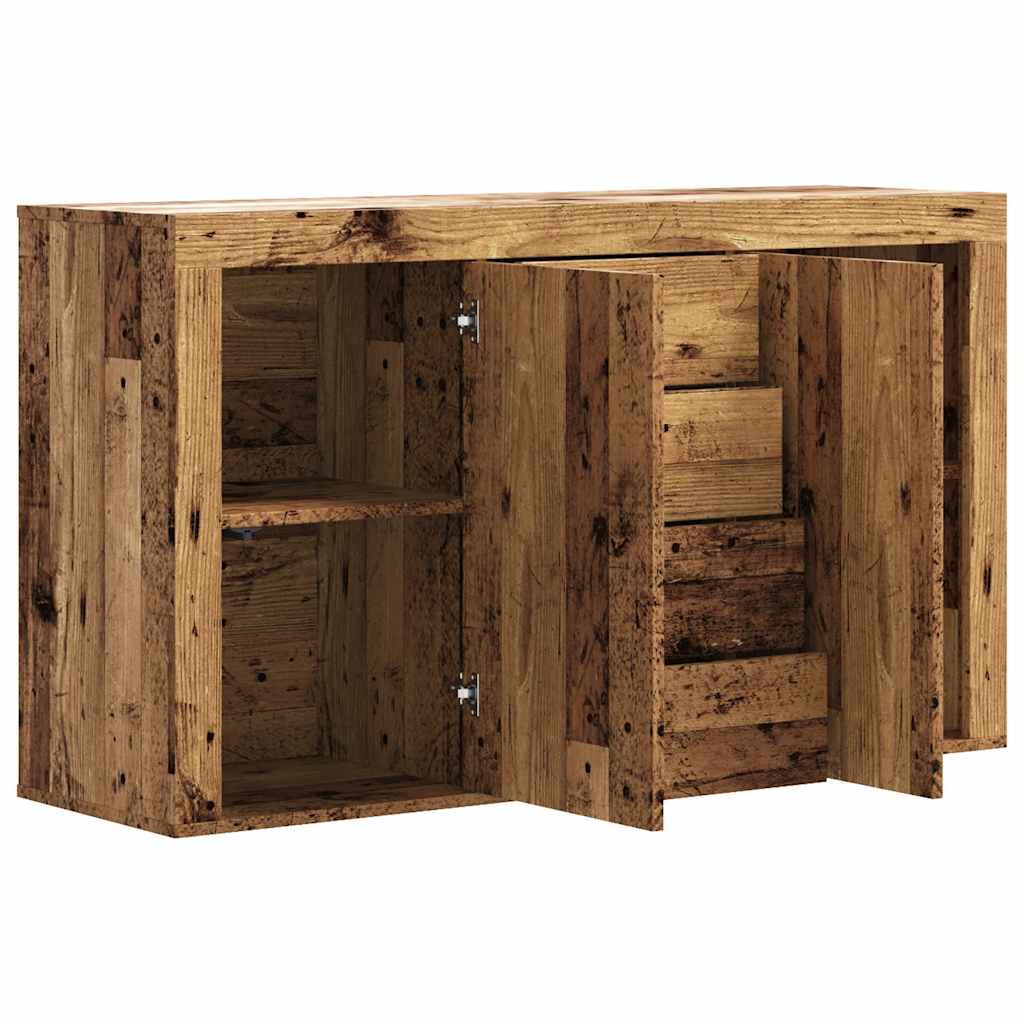 vidaXL Aparador de madera contrachapada madera vieja 120x36x69 cm