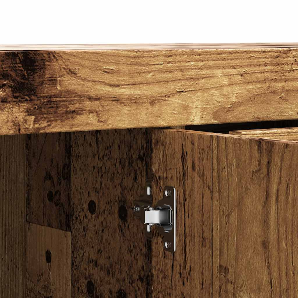 vidaXL Aparador de madera contrachapada madera vieja 120x36x69 cm