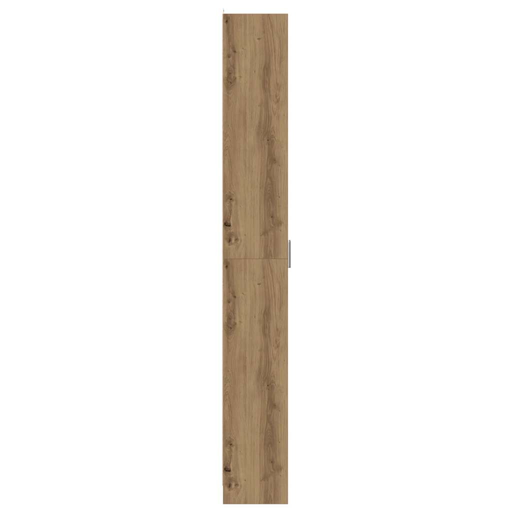 vidaXL Armario de pasillo madera ingeniería roble artisan 55x25x189 cm