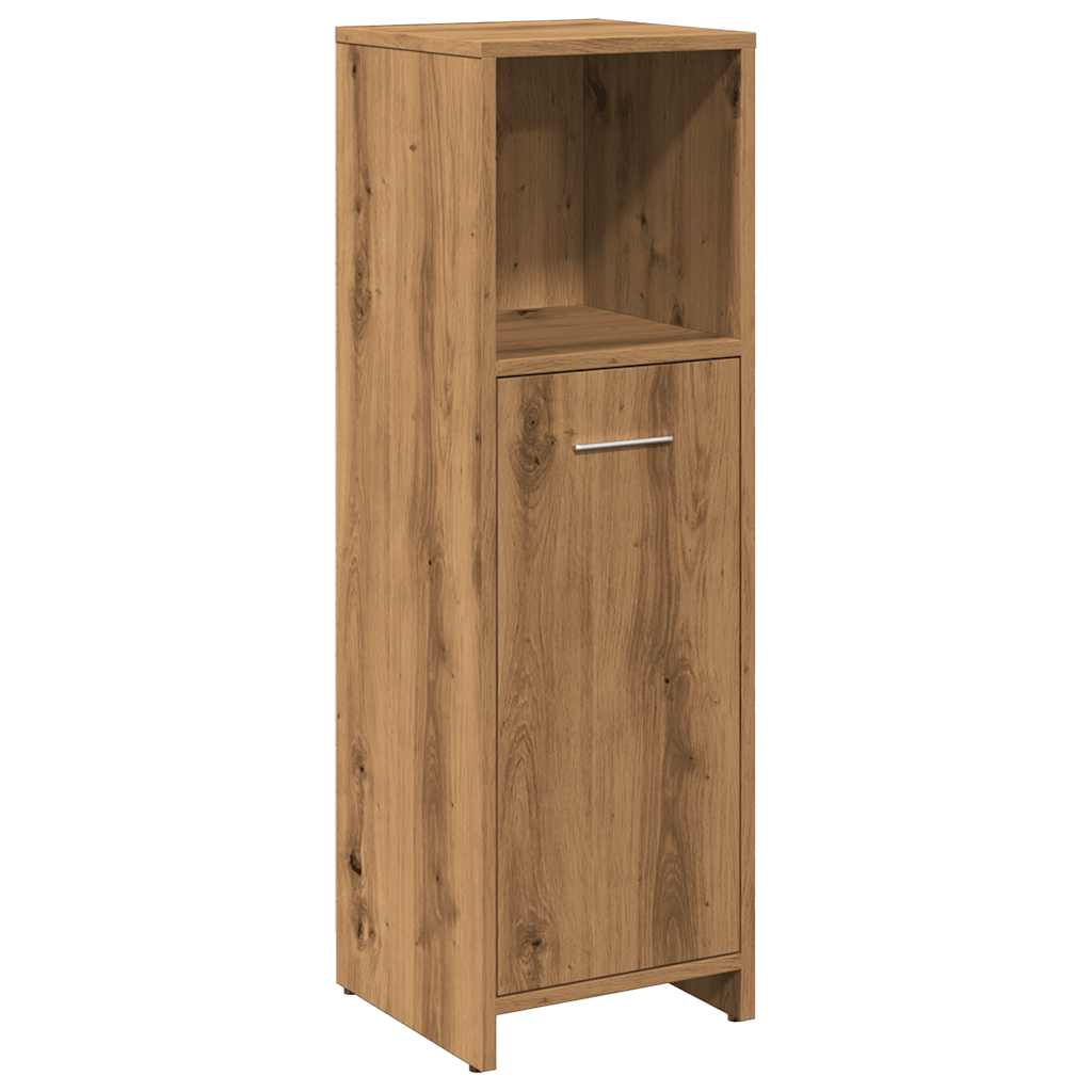 vidaXL Armario de baño madera contrachapada roble artisan 30x30x95 cm