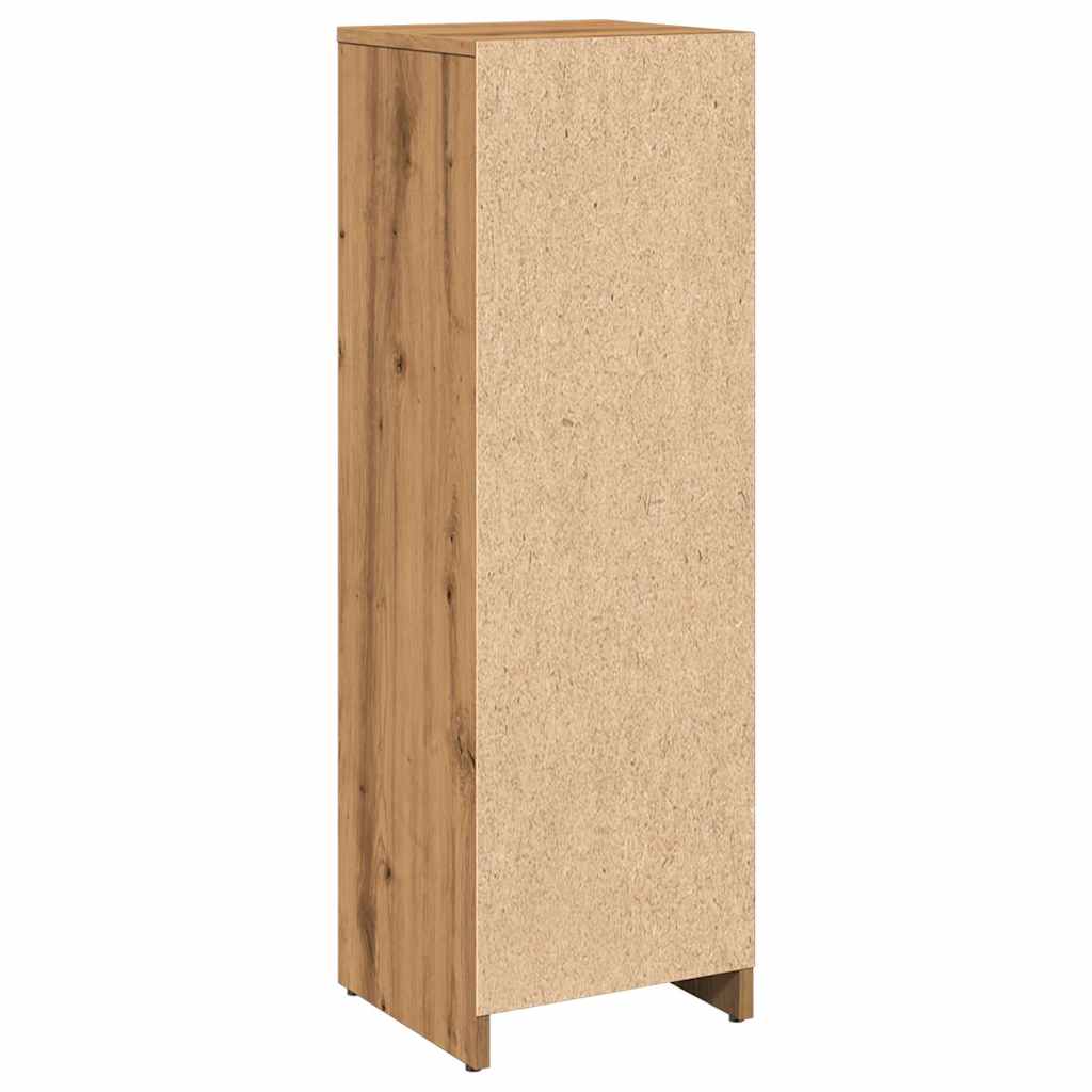 vidaXL Armario de baño madera contrachapada roble artisan 30x30x95 cm