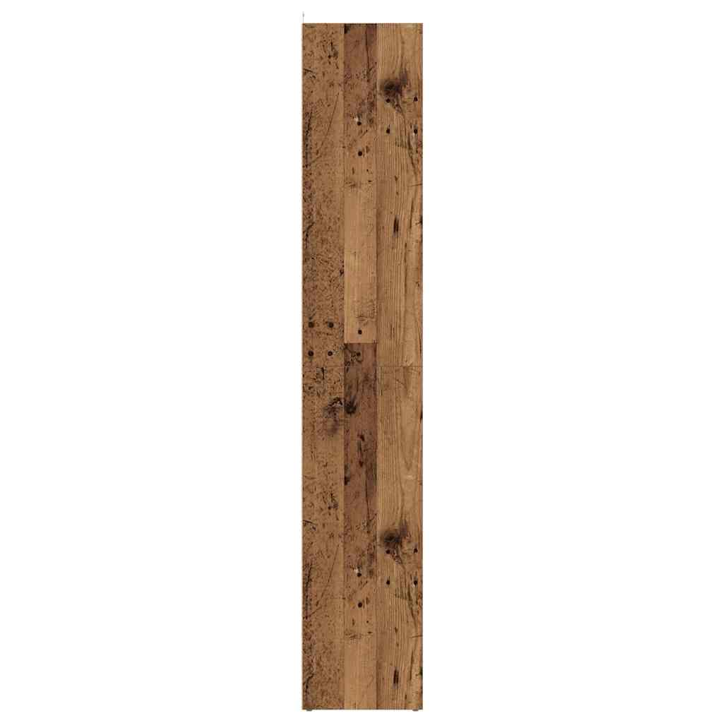 vidaXL Estantería madera contrachapada madera vieja 36x30x171 cm