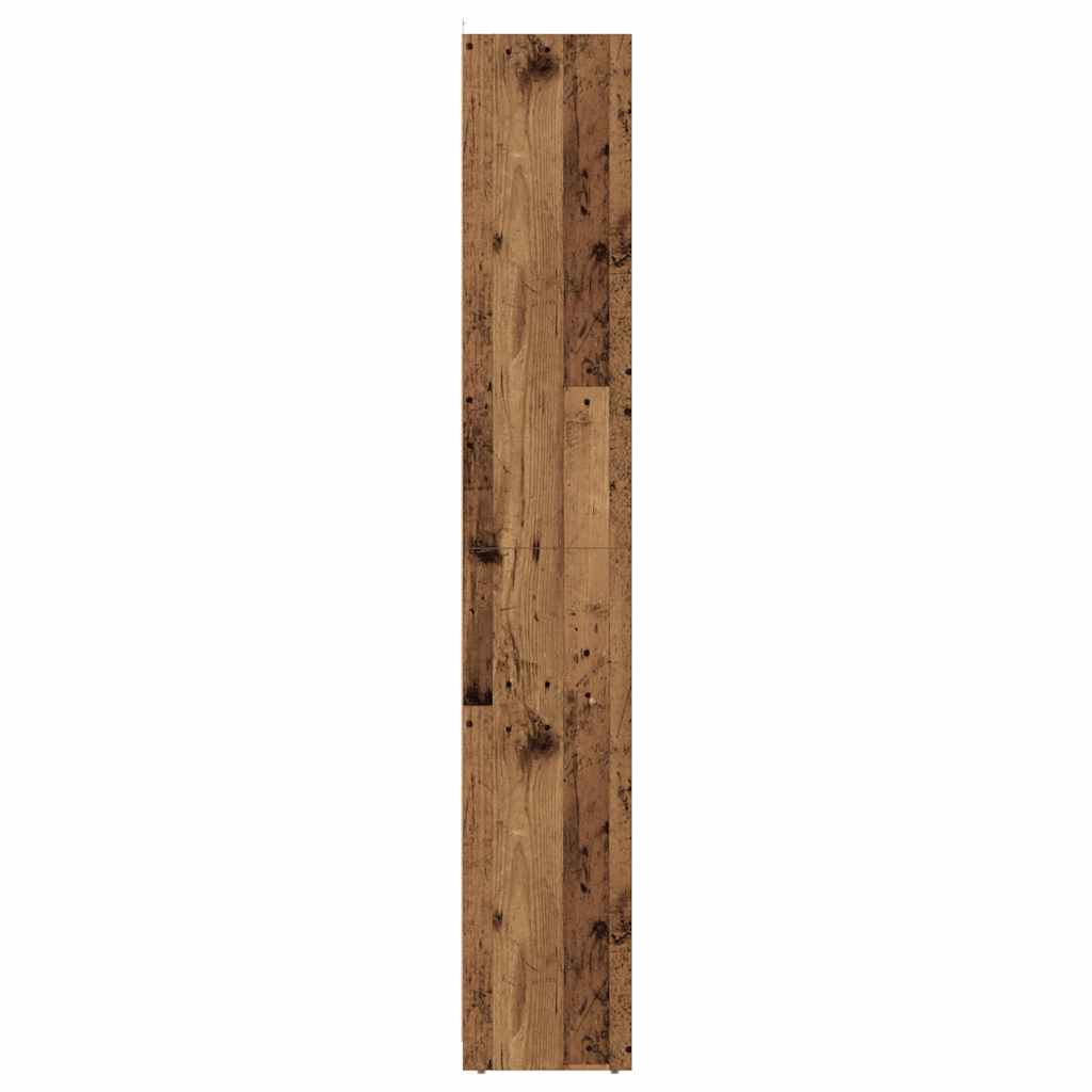 vidaXL Armario de baño madera de ingeniería envejecida 30x30x183,5 cm