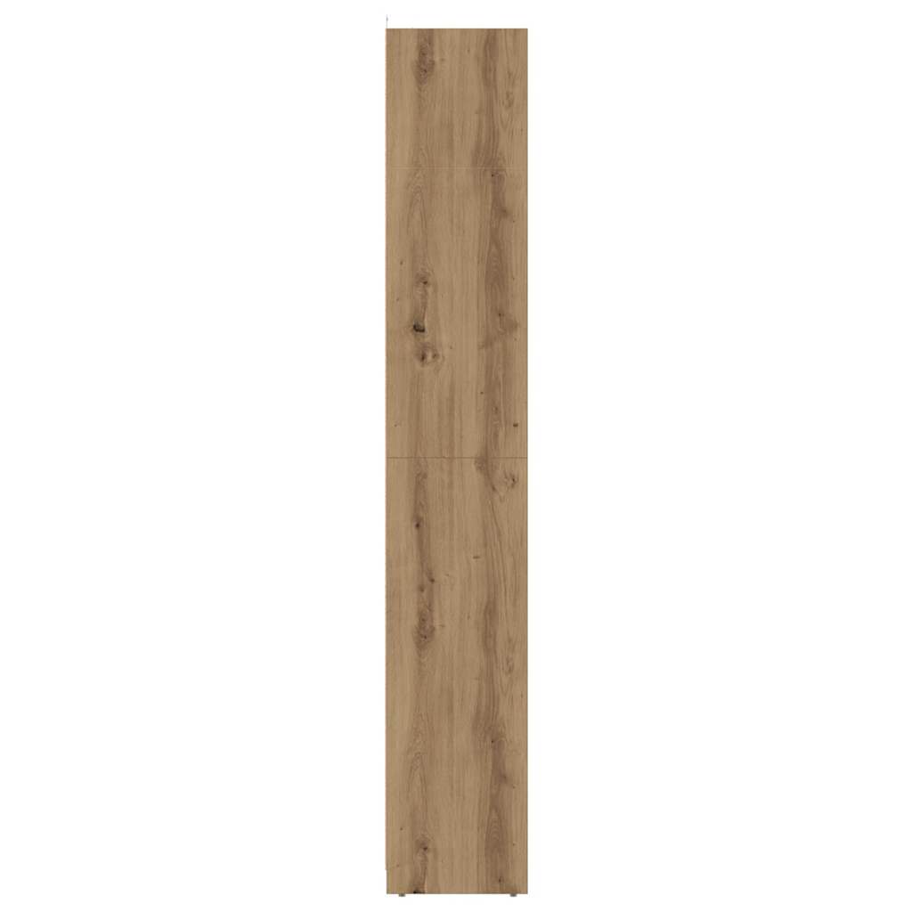 vidaXL Armario de baño madera ingeniería roble artisan 30x30x183,5 cm