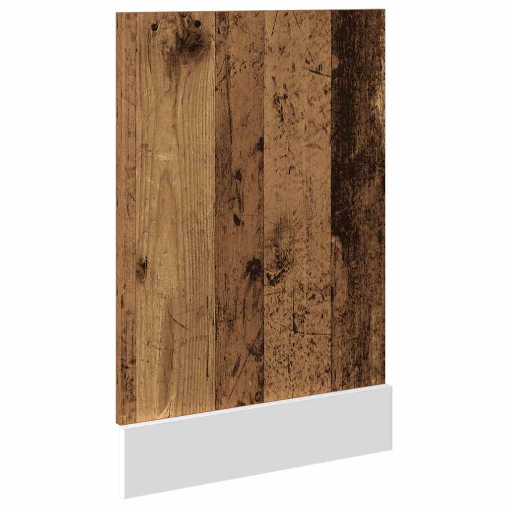 vidaXL Panel para lavavajillas madera contrachapada 45x3x67 cm