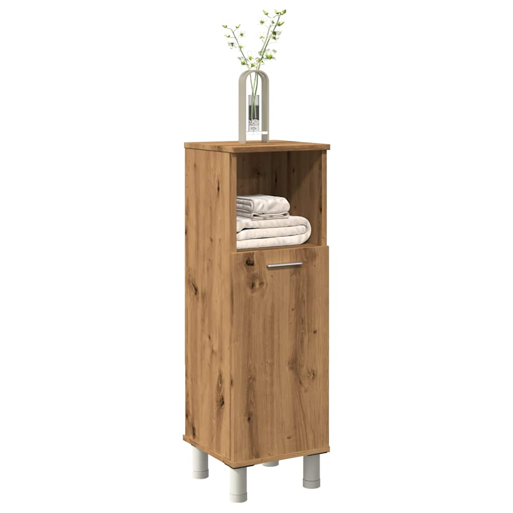 vidaXL Armario de baño madera contrachapada roble artisan 30x30x95 cm