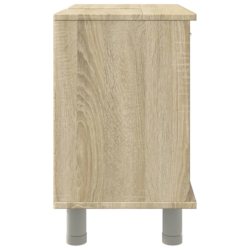 vidaXL Armario de baño madera ingeniería roble Sonoma 60x32x53,5 cm