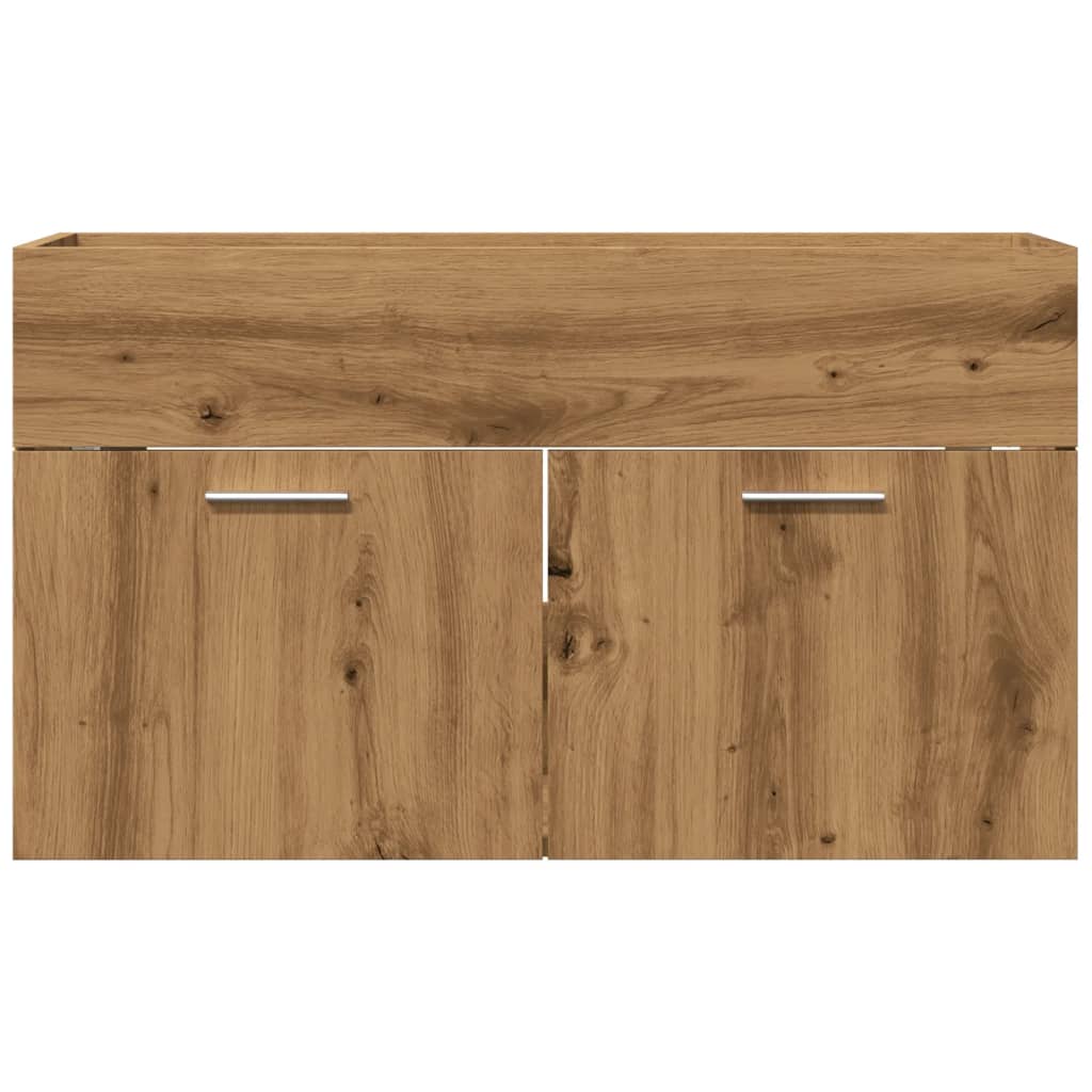 vidaXL Mueble de lavabo de baño madera roble artisan 90x38,5x46 cm