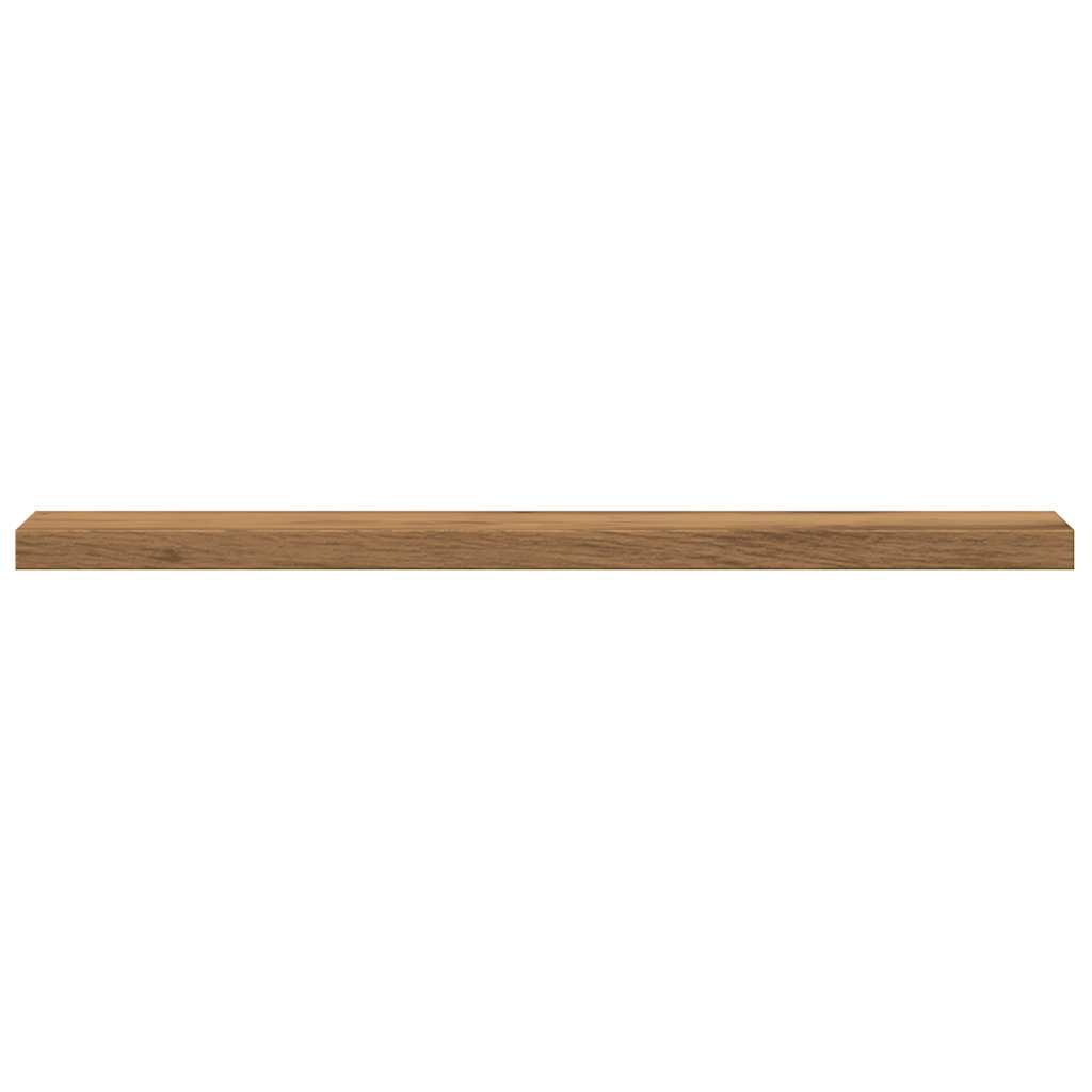 vidaXL Estantes pared 4 ud madera ingeniería roble artisan 40x20x1,5cm