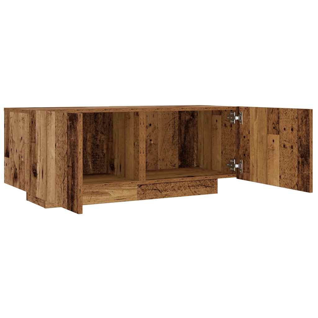 vidaXL Mueble de TV madera de ingeniería envejecida 100x35x40 cm