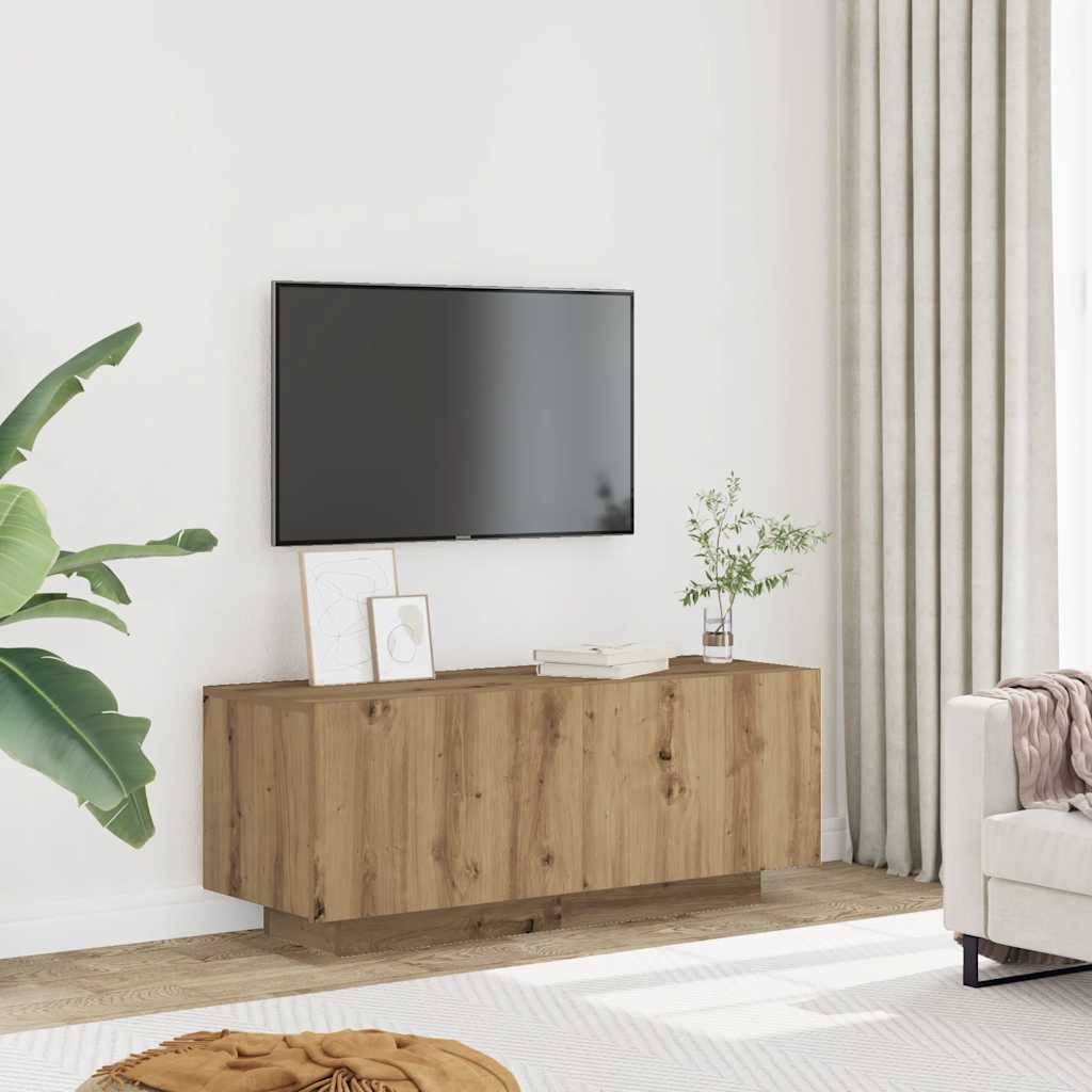 vidaXL Mueble de TV madera de ingeniería roble artisan 100x35x40 cm