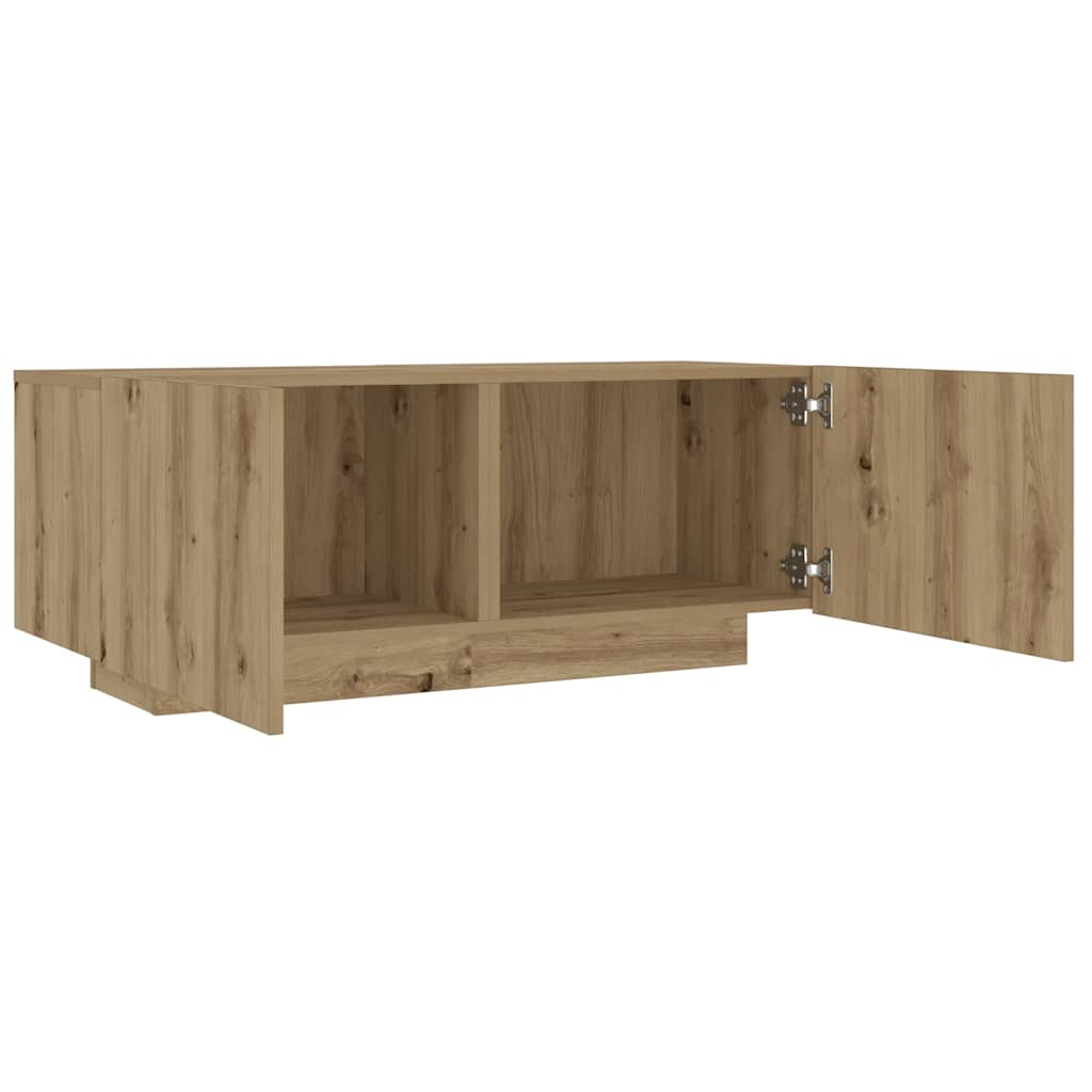 vidaXL Mueble de TV madera de ingeniería roble artisan 100x35x40 cm