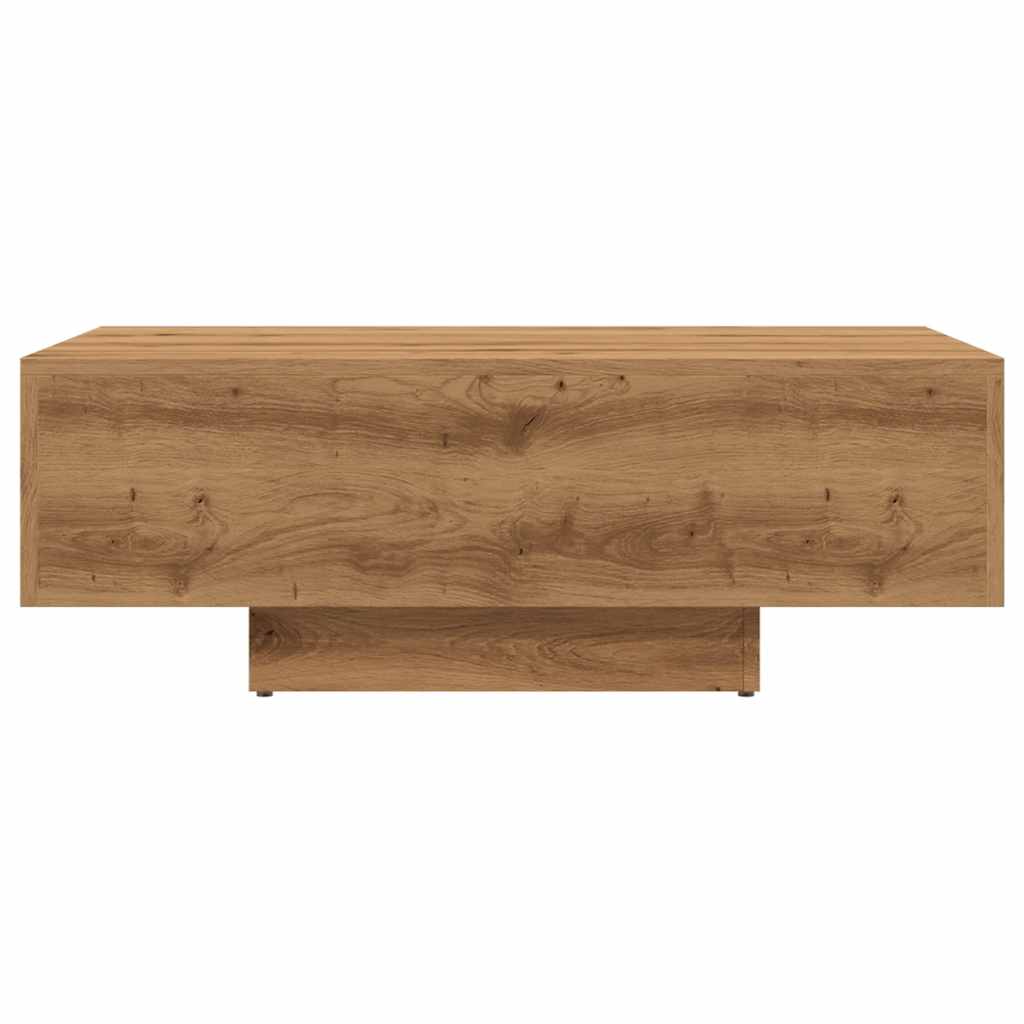 vidaXL Mesa de centro madera ingeniería roble artisan 85x55x31 cm