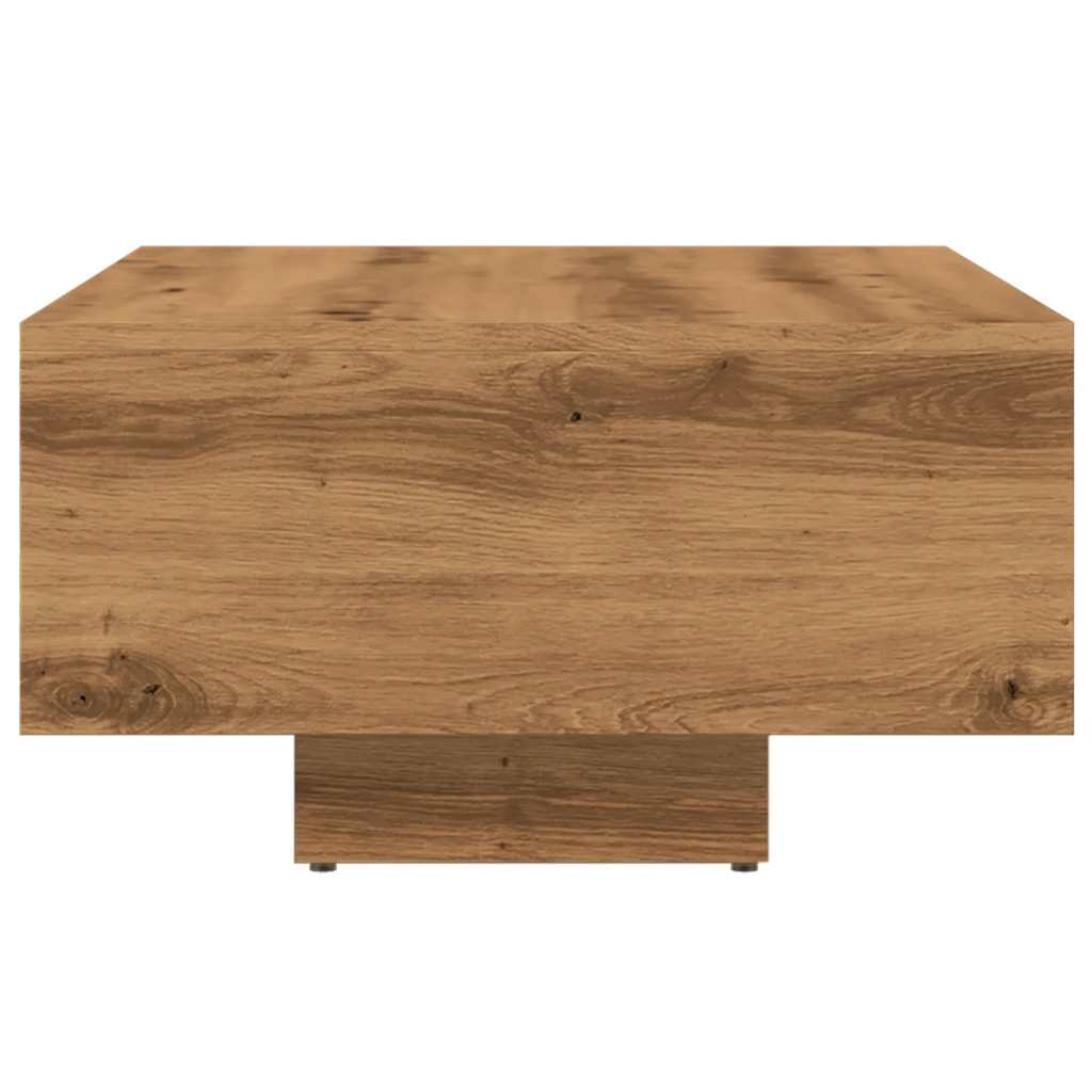 vidaXL Mesa de centro madera ingeniería roble artisan 85x55x31 cm