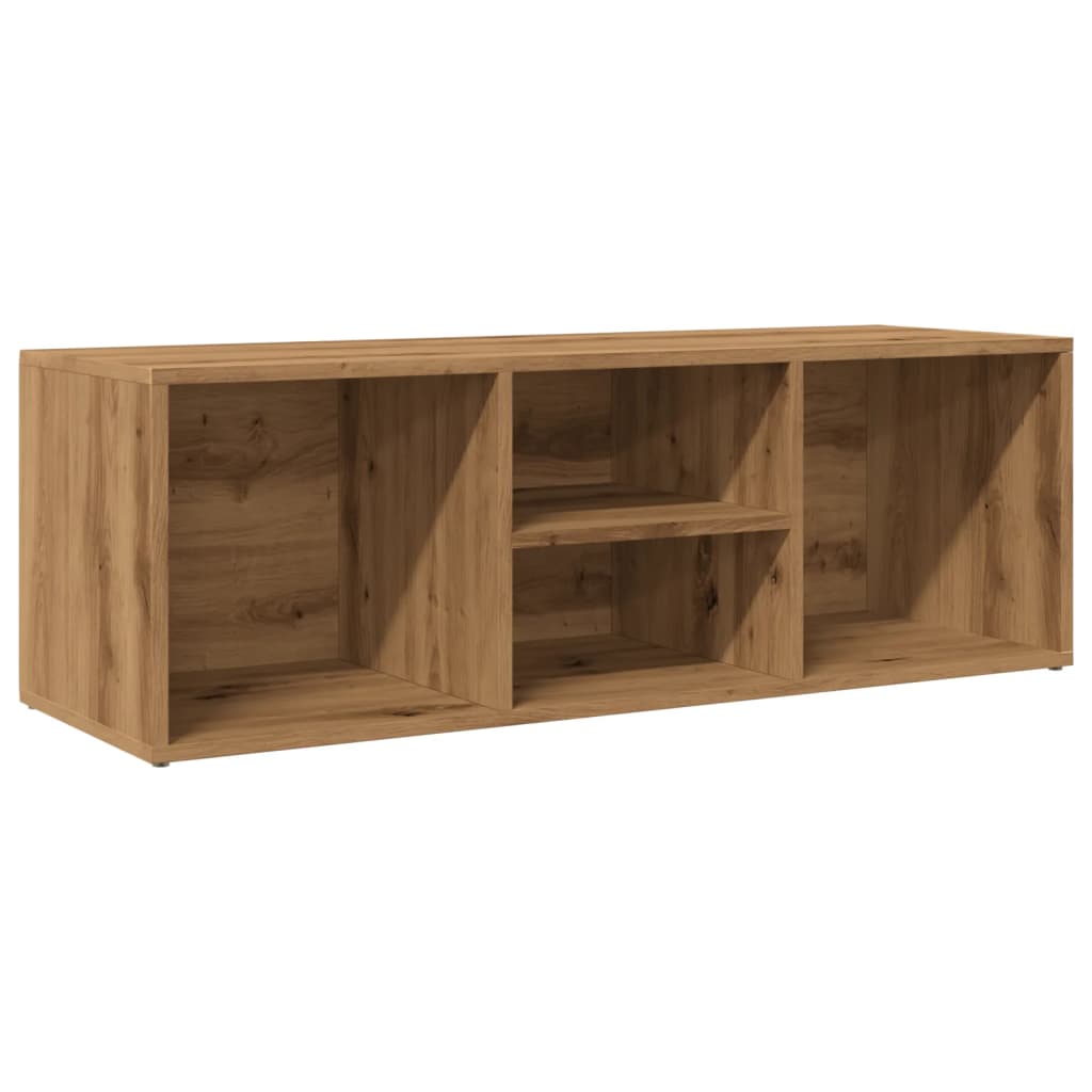 vidaXL Banco zapatero madera ingeniería roble artisan 105x35x35 cm