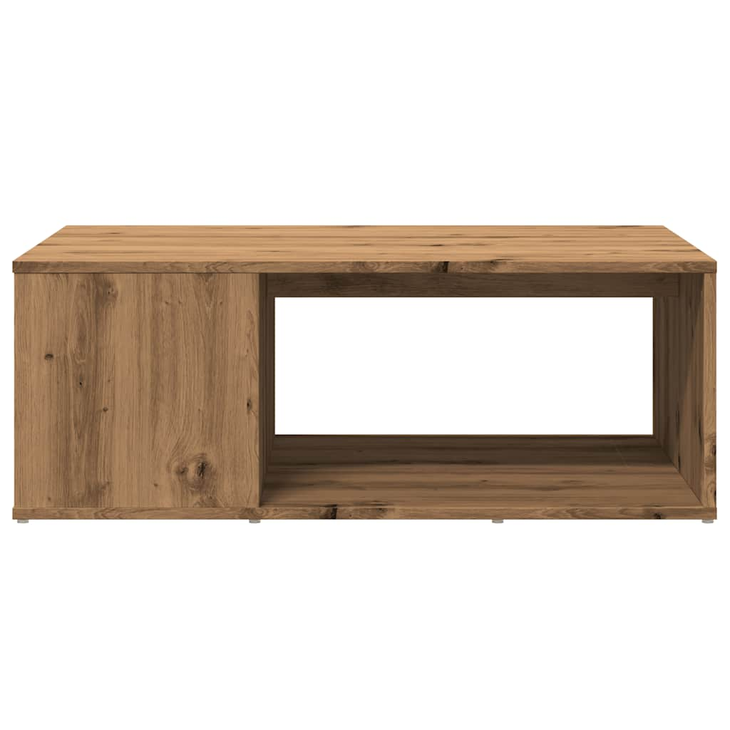 vidaXL Mesa de centro madera de ingeniería roble artisan 90x67x33 cm