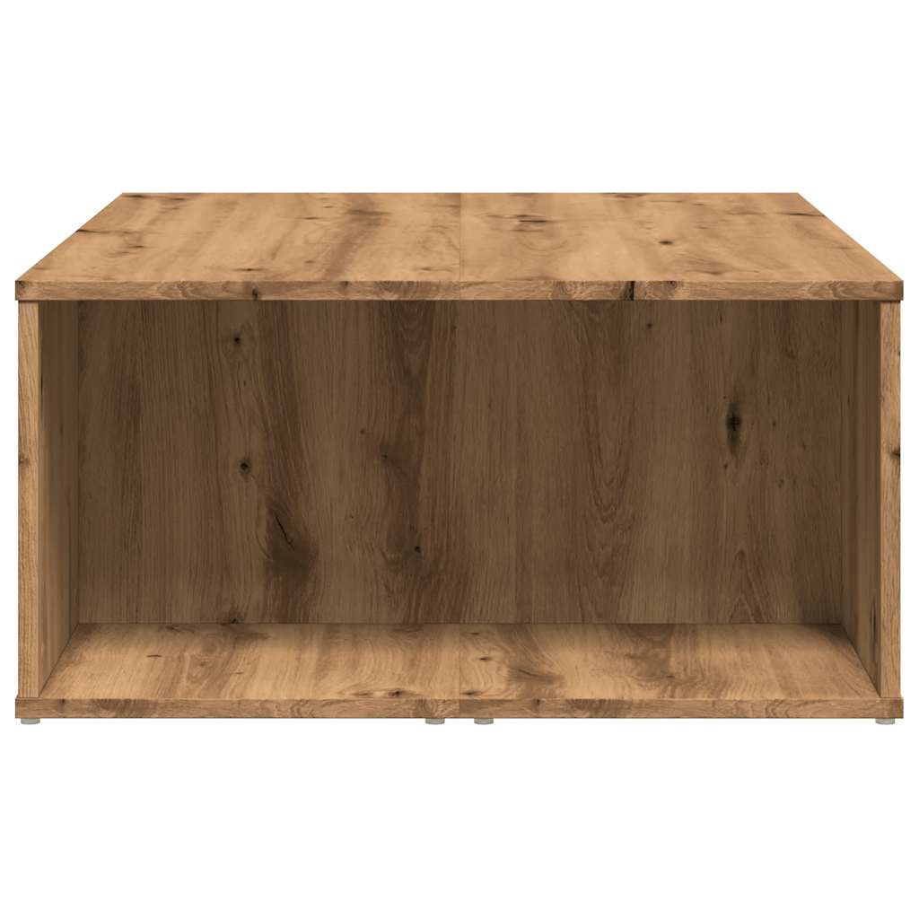 vidaXL Mesa de centro madera de ingeniería roble artisan 90x67x33 cm