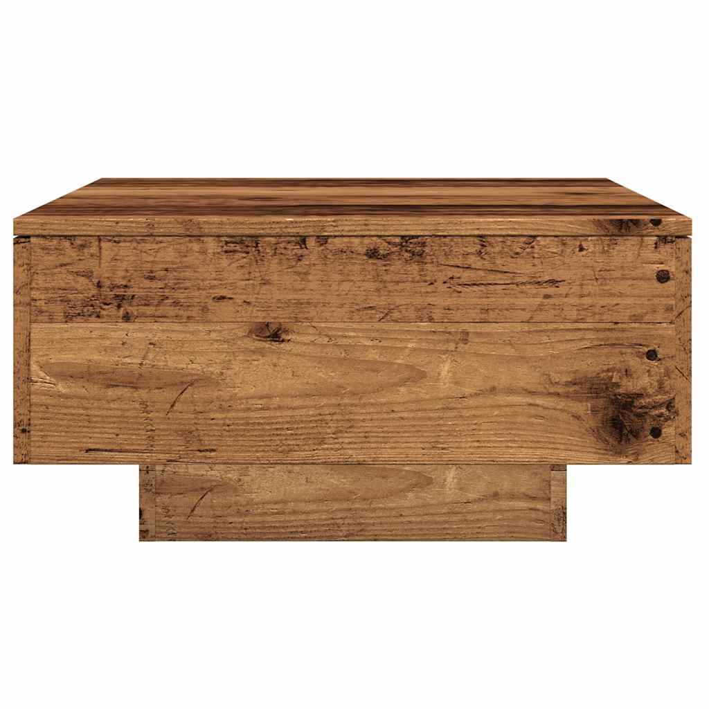 vidaXL Mesa de centro madera ingeniería madera envejecida 90x60x31 cm