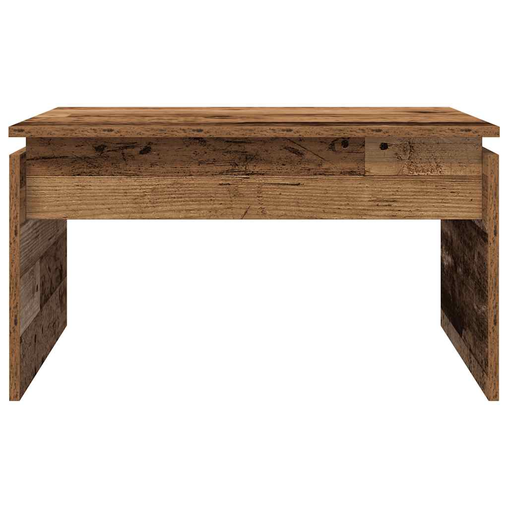 vidaXL Mesa de centro madera contrachapada madera vieja 68x50x38 cm