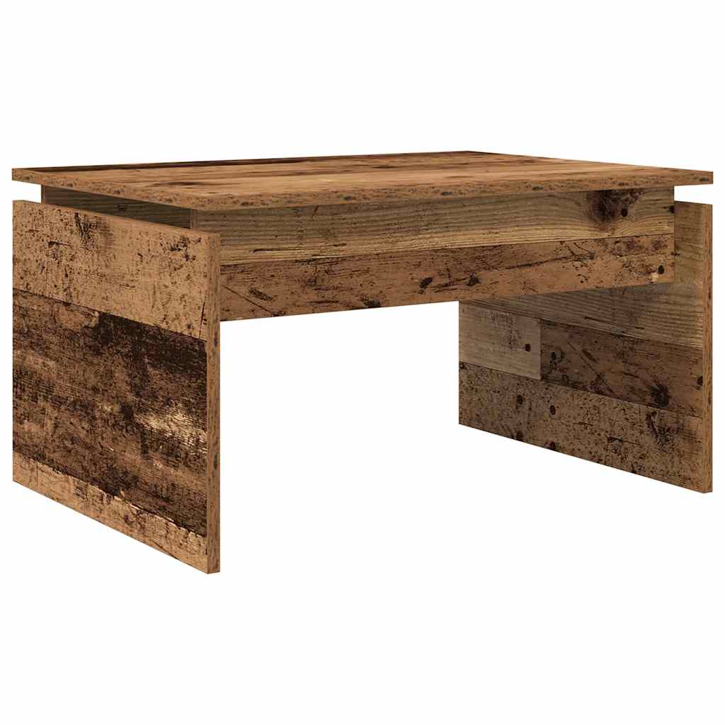 vidaXL Mesa de centro madera contrachapada madera vieja 68x50x38 cm