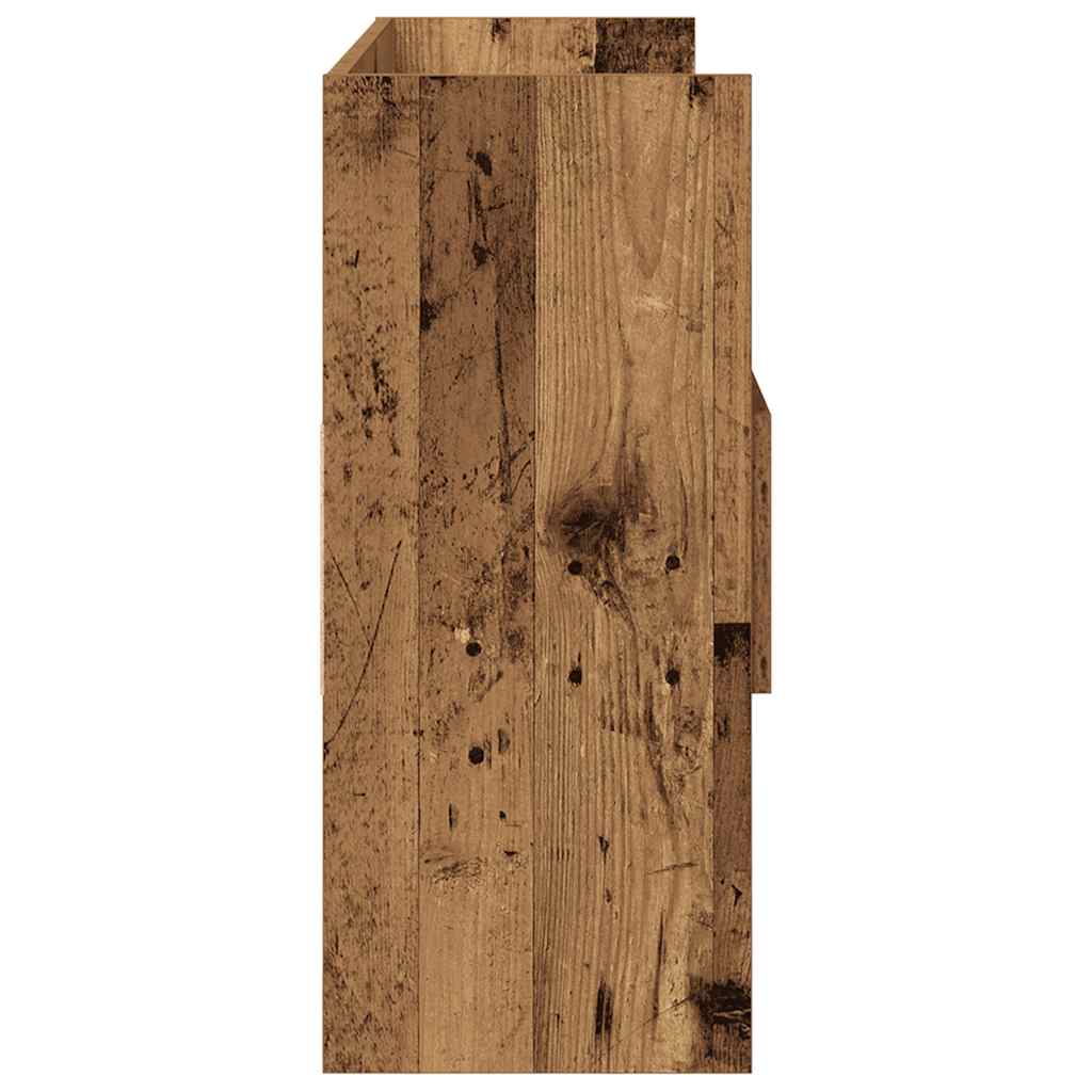 vidaXL Aparador de madera contrachapada madera vieja 105x30x70 cm