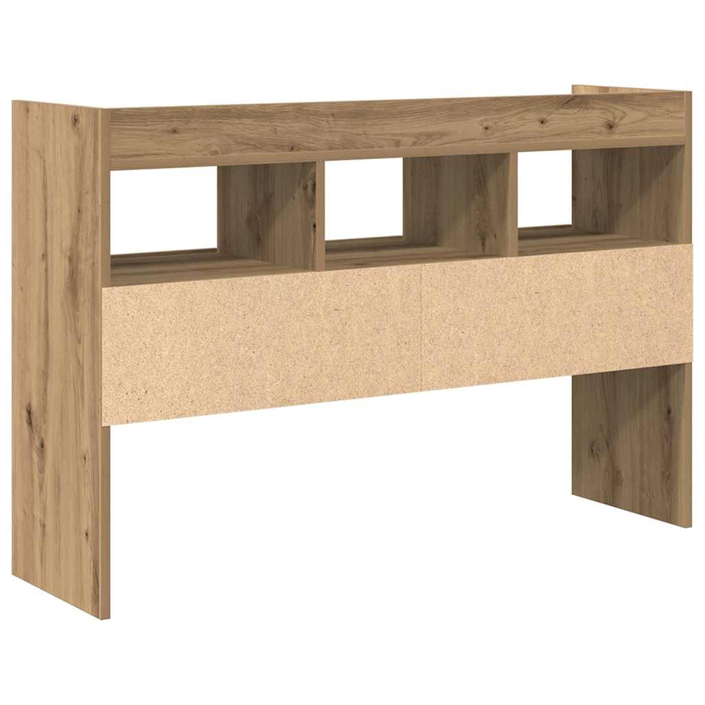 vidaXL Aparador madera contrachapada roble artisian 105x30x70 cm