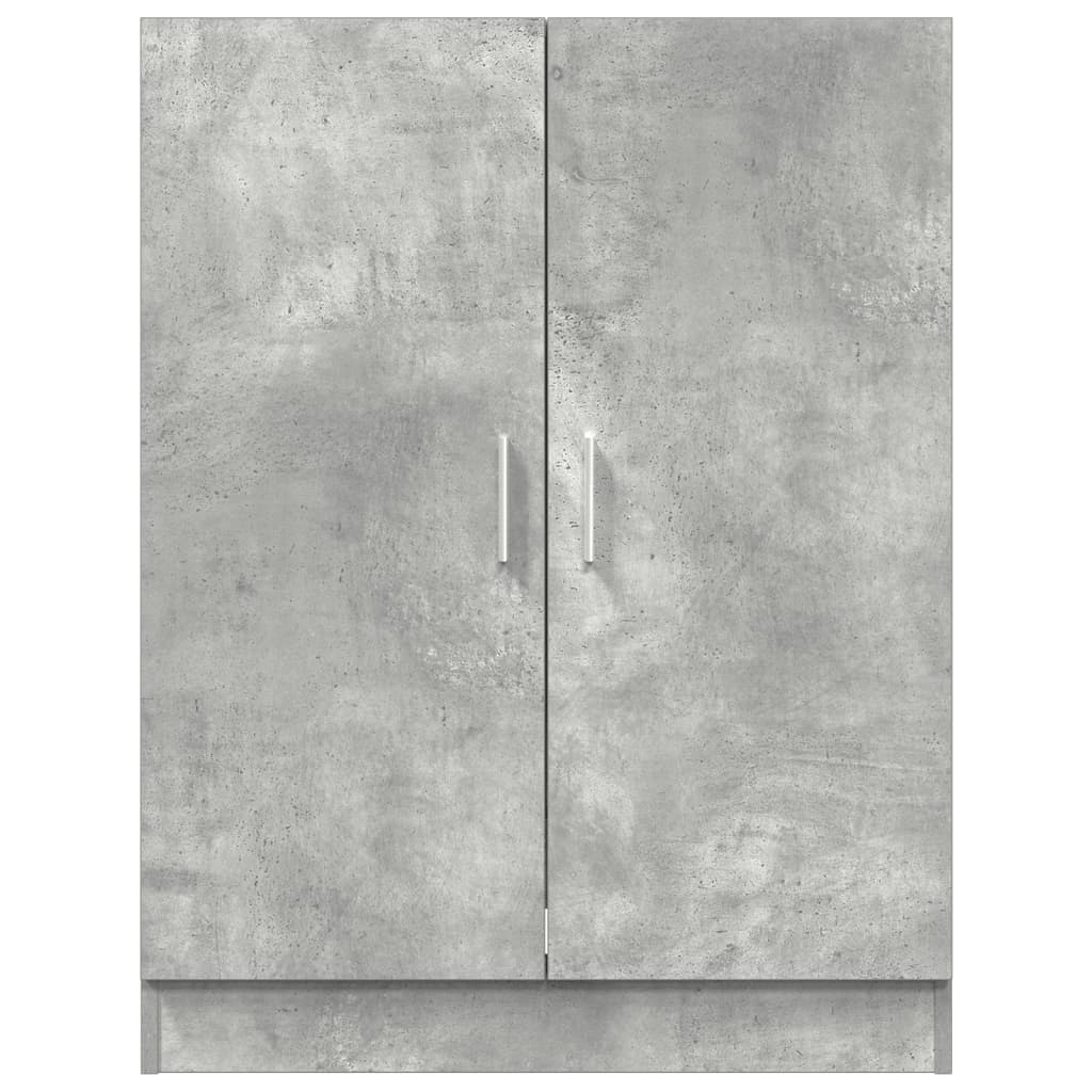 vidaXL Armario de lavadora gris hormigón 70,5x71,5x91,5 cm