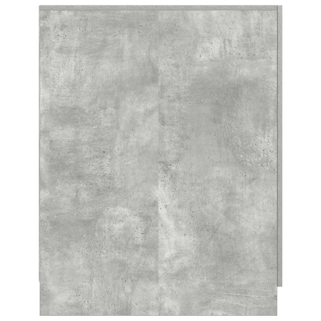 vidaXL Armario de lavadora gris hormigón 70,5x71,5x91,5 cm