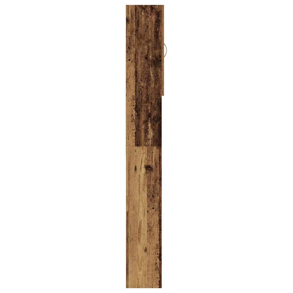 vidaXL Armario de lavadora madera envejecida 64x25,5x190 cm