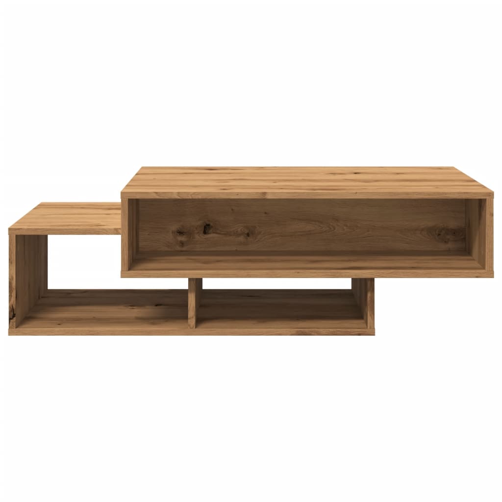 vidaXL Mesa de centro madera de ingeniería roble artisan 105x55x32 cm