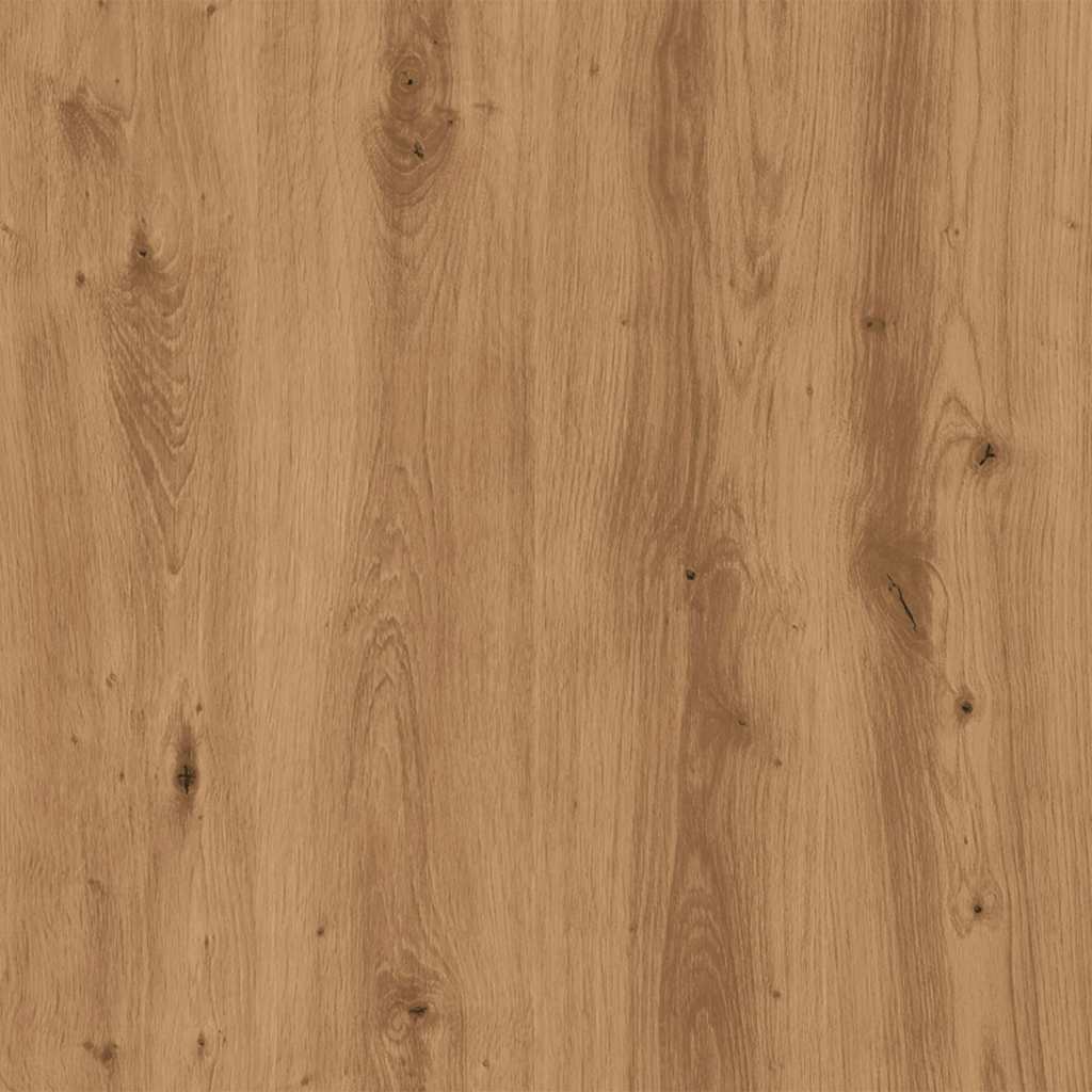 vidaXL Mesas apilables 3 pzas madera contrachapada color roble artisan