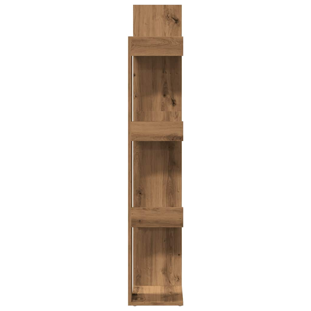 vidaXL Estantería de madera de ingeniería roble artisan 86x25,5x140 cm