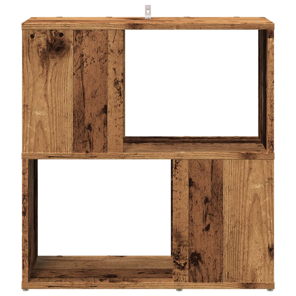 vidaXL Librería de madera de ingeniería madera envejecida 60x24x63 cm