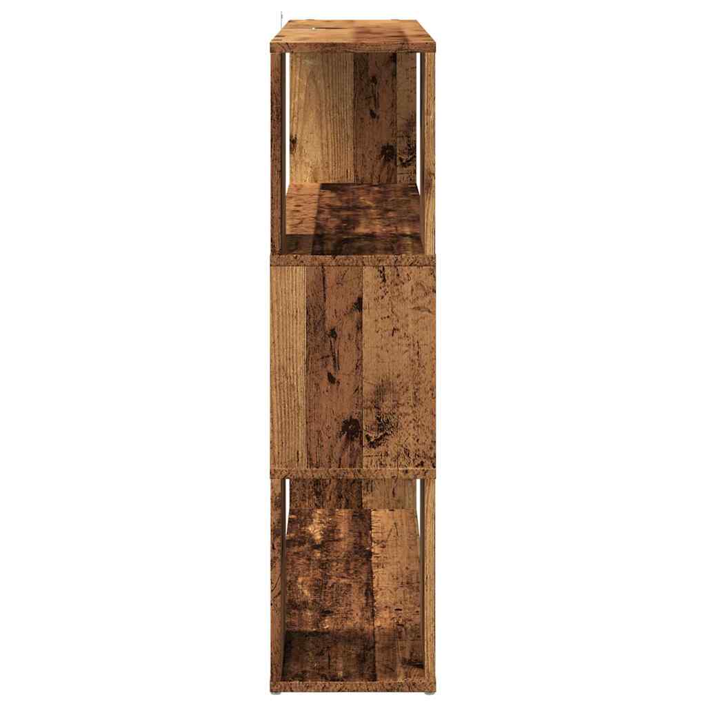 vidaXL Estantería/divisor de espacios madera vieja 100x24x94 cm