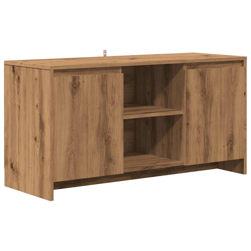 vidaXL Mueble de TV madera ingeniería roble artesanal 102x37,5x52,5cm