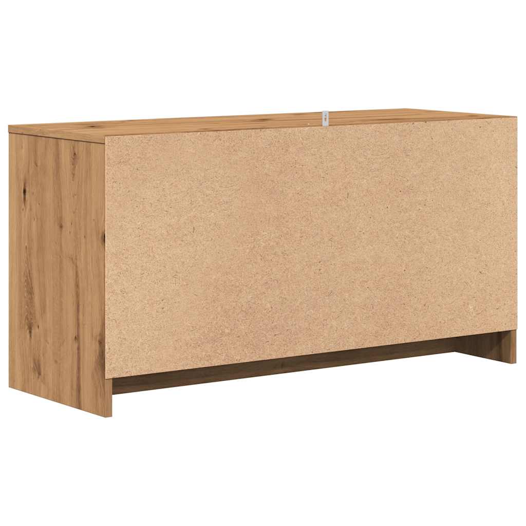 vidaXL Mueble de TV madera ingeniería roble artesanal 102x37,5x52,5cm