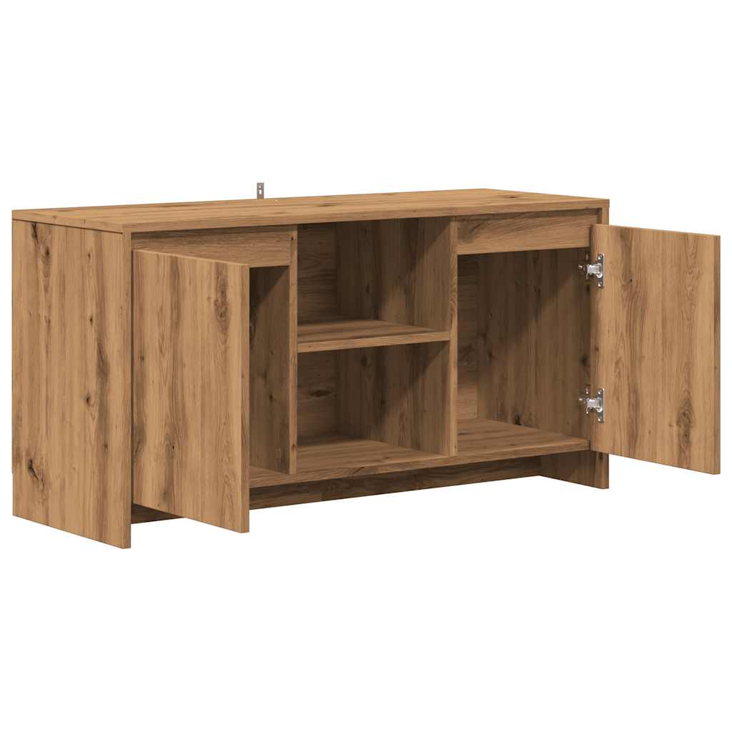 vidaXL Mueble de TV madera ingeniería roble artesanal 102x37,5x52,5cm