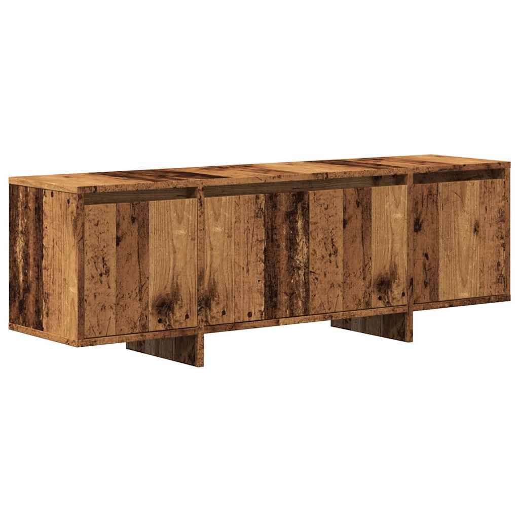 vidaXL Mueble de TV madera ingeniería madera envejecida 120x30x40,5 cm