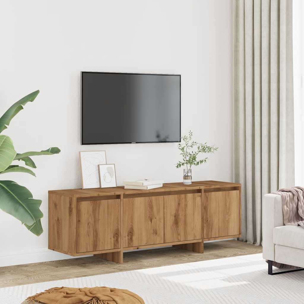 vidaXL Mueble de TV madera de ingeniería roble artisan 120x30x40,5 cm