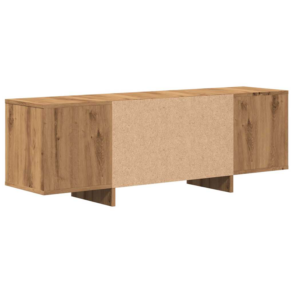 vidaXL Mueble de TV madera de ingeniería roble artisan 120x30x40,5 cm