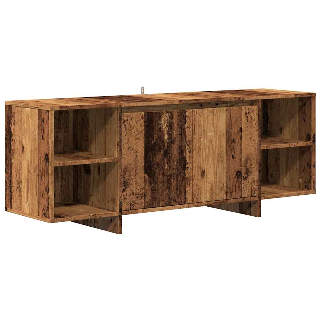 vidaXL Mueble de TV madera de ingeniería envejecida 130x35x50 cm