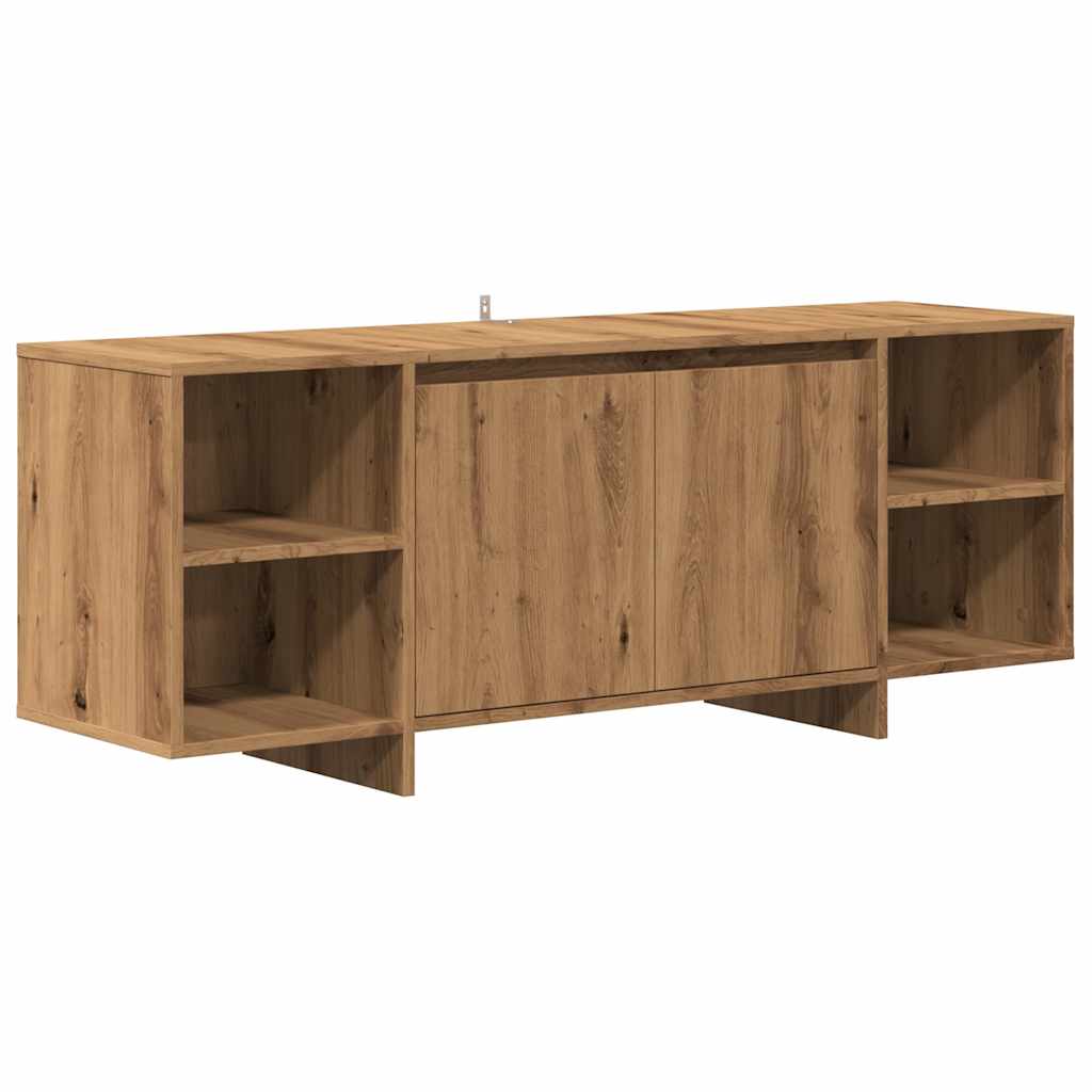 vidaXL Mueble de TV madera de ingeniería roble artisan 130x35x50 cm