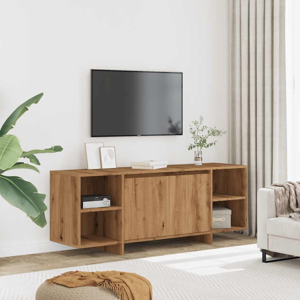 vidaXL Mueble de TV madera de ingeniería roble artisan 130x35x50 cm