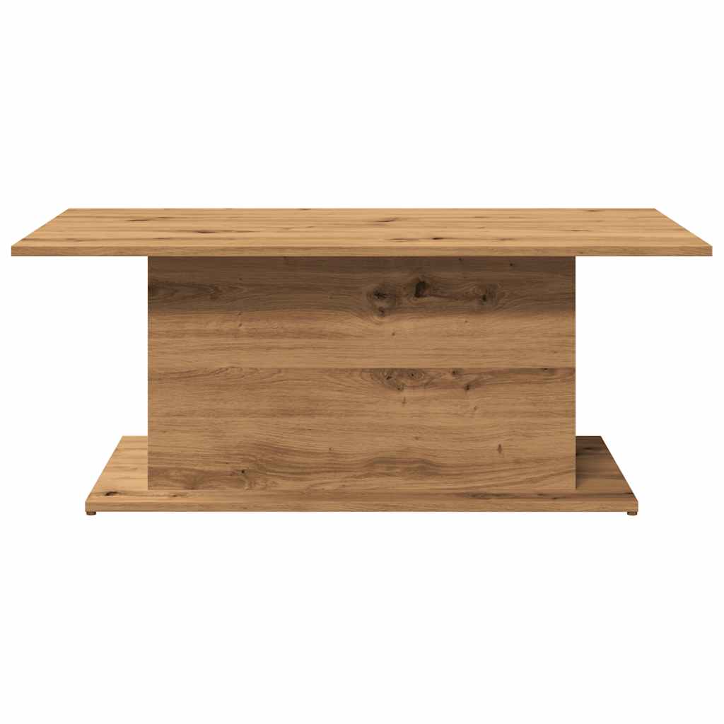 vidaXL Mesa de centro madera ingeniería roble artisan 102x55,5x40 cm