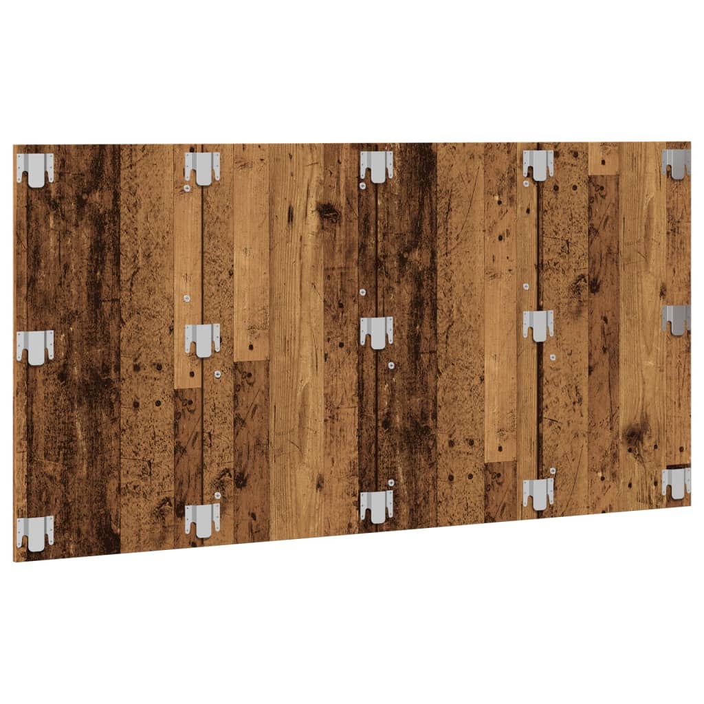 vidaXL Cabecero de cama madera de ingeniería envejecida 160x1,5x80 cm