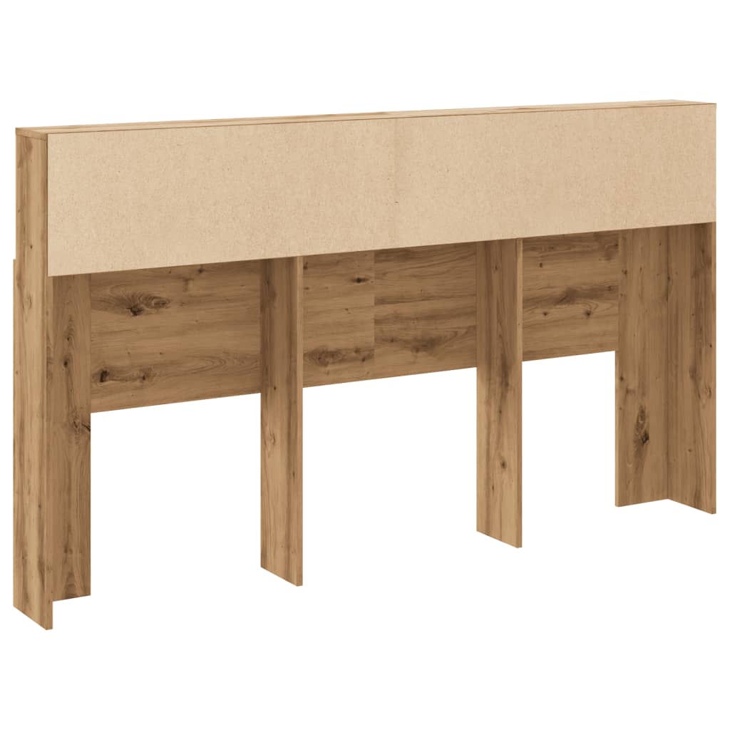 vidaXL Cabecero armario madera ingeniería roble artisan 180x19x103,5cm