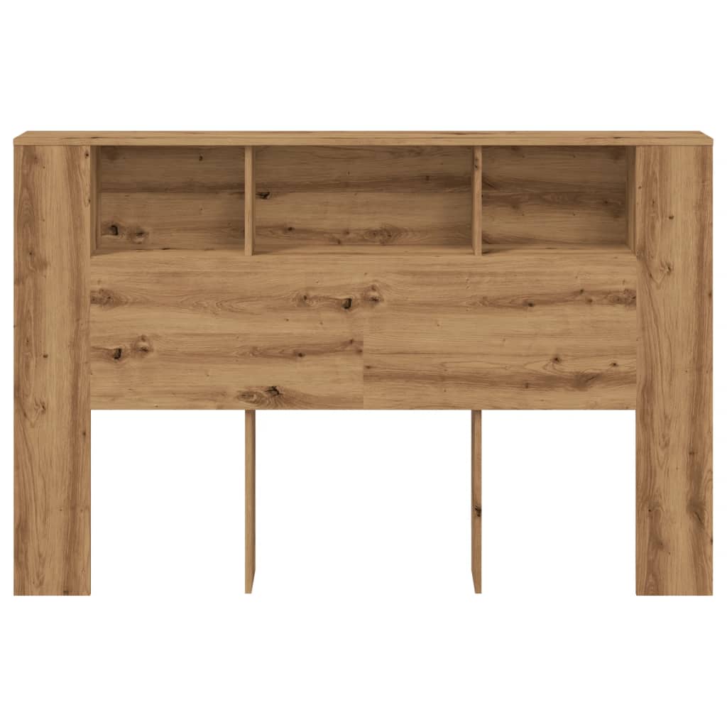 vidaXL Cabecero armario madera roble artisan 160x18,5x103,5 cm