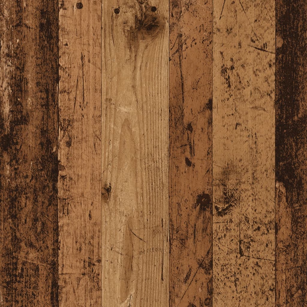 vidaXL Armario de baño de pared madera envejecida 32x20x67 cm