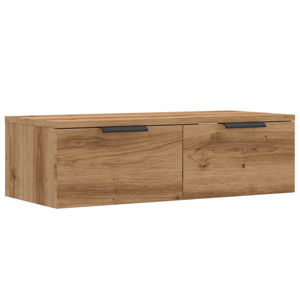 vidaXL Armario de pared madera de ingeniería envejecida 68x30x20 cm